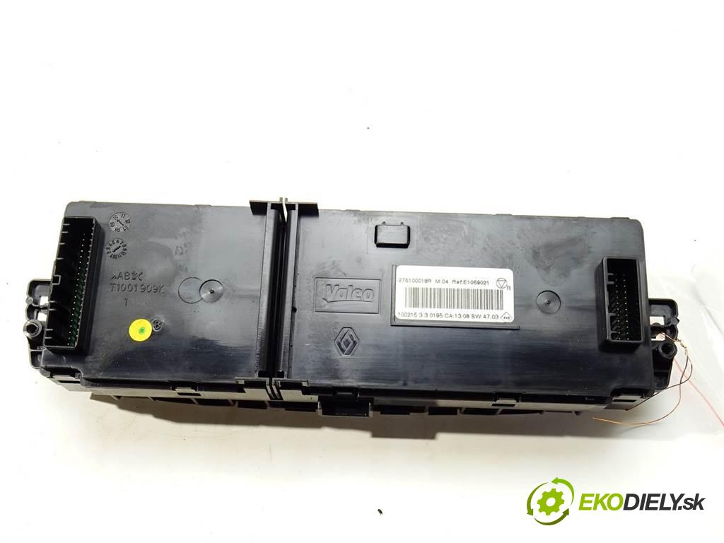 Renault Fluence  2010 78 kW SEDAN 4D 1.5DCI 106KM 09-12 1500 Panel ovládania kúrenia 275100018R (Prepínače, spínače, tlačidlá a ovládače kúrenia)