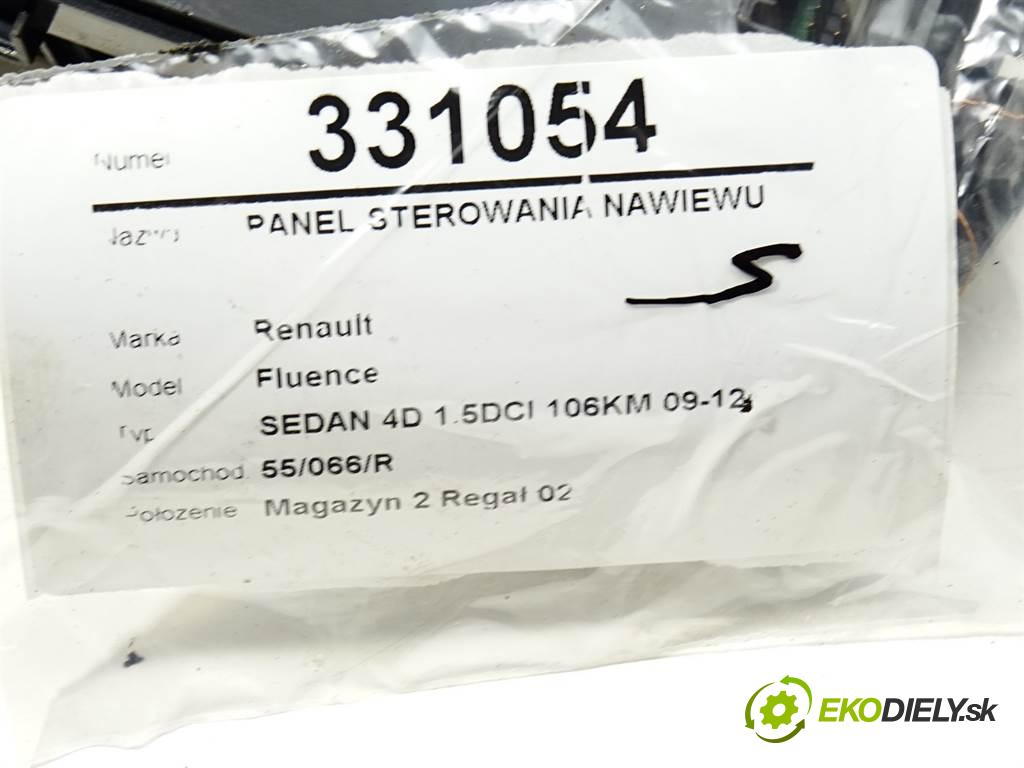 Renault Fluence  2010 78 kW SEDAN 4D 1.5DCI 106KM 09-12 1500 Panel ovládania kúrenia 275100018R (Prepínače, spínače, tlačidlá a ovládače kúrenia)