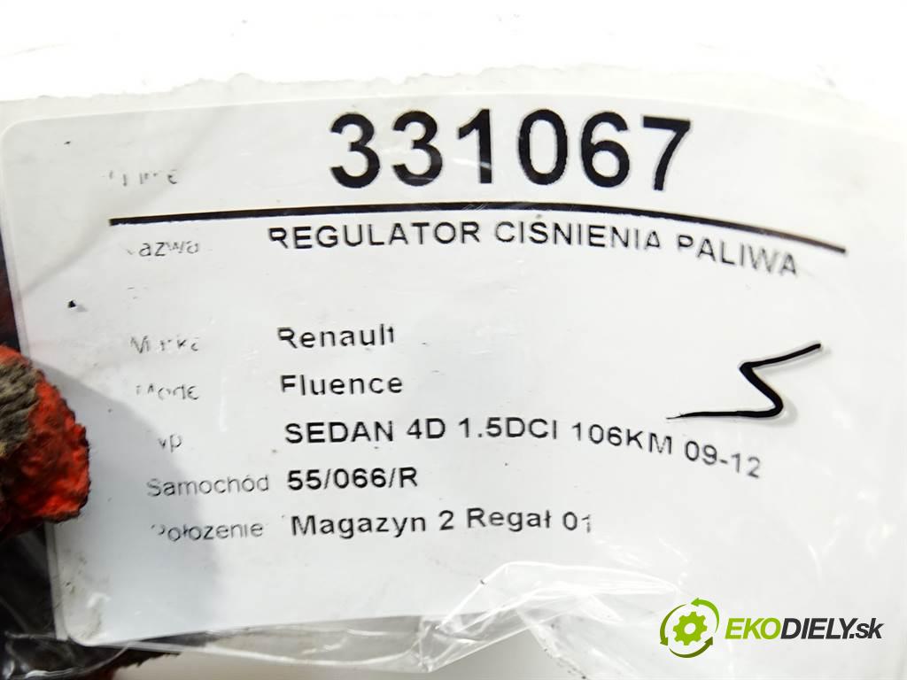 Renault Fluence  2010 78 kW SEDAN 4D 1.5DCI 106KM 09-12 1500 Regulátor tlaku paliva  (Ostatné)