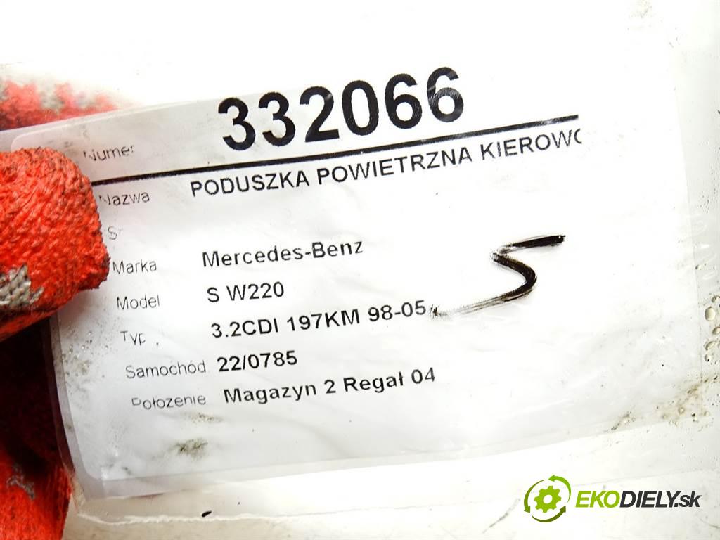 Mercedes-Benz S W220  2000 145 kW 3.2CDI 197KM 98-05 3200 AirBag volantu 2204600298 (Airbagy)