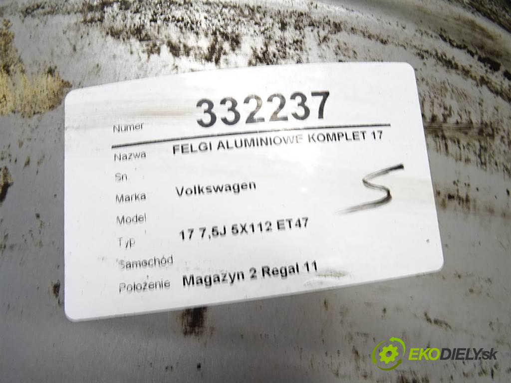 Volkswagen     17 7,5J 5X112 ET47  disky hliníkové 17  (Hliníkové)