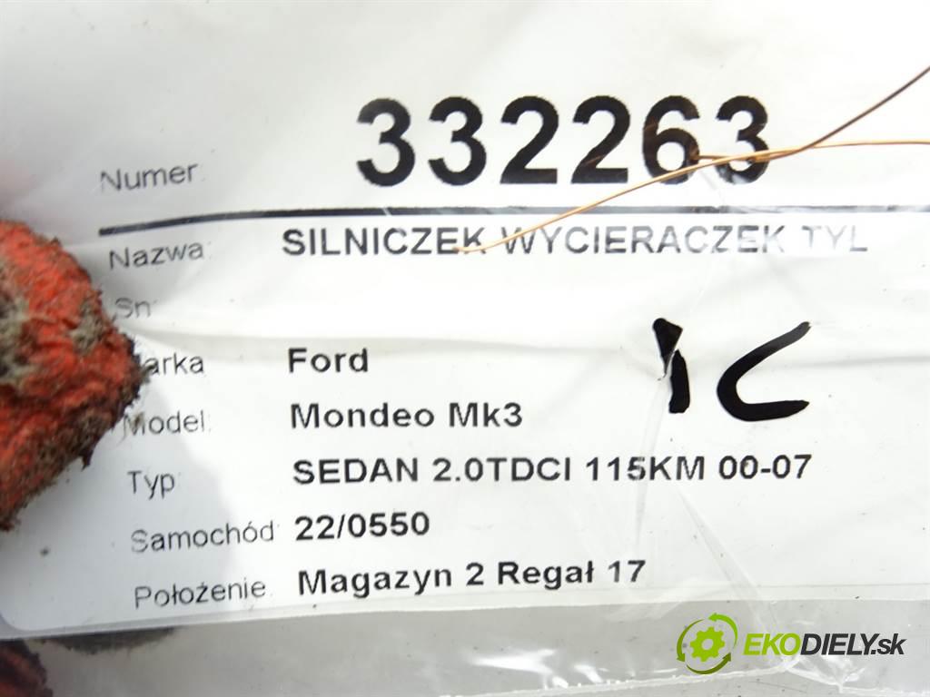 Ford Mondeo Mk3  2001 85 kW SEDAN 2.0TDCI 115KM 00-07 2000 motorek stěračů zadní část 1S71A17K441AB