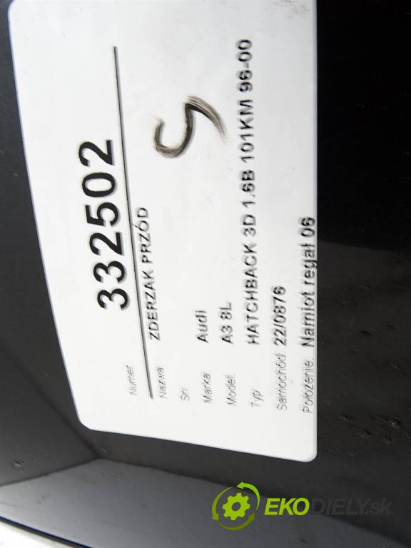 Audi A3 8L  1999 74 kW HATCHBACK 3D 1.6B 101KM 96-00 1600 nárazník přední část