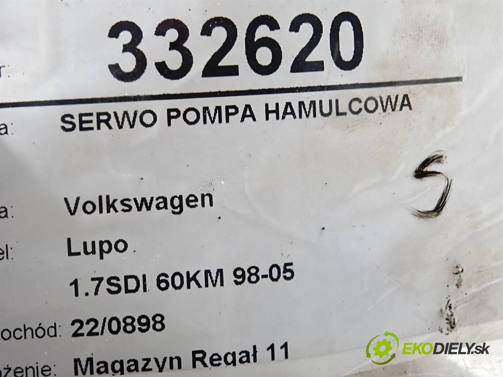 Volkswagen Lupo  1998 44 kW 1.7SDI 60KM 98-05 1700 Posilovač Pumpa brzdová 6N1614105H (Posilňovače bŕzd)