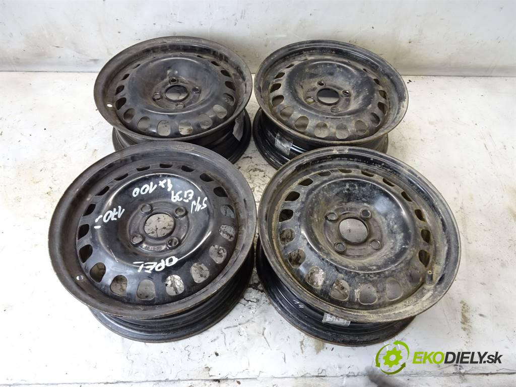 Opel Corsa D     14 5,5J 4X100 ET39  disky plechové 14  (Plechové)