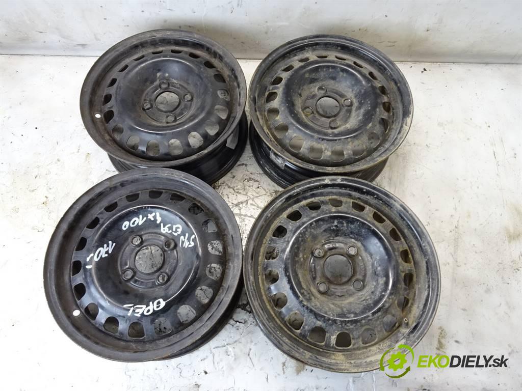 Opel Corsa D     14 5,5J 4X100 ET39  disky plechové 14  (Plechové)