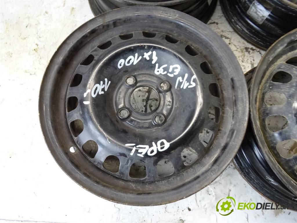 Opel Corsa D     14 5,5J 4X100 ET39  disky plechové 14  (Plechové)