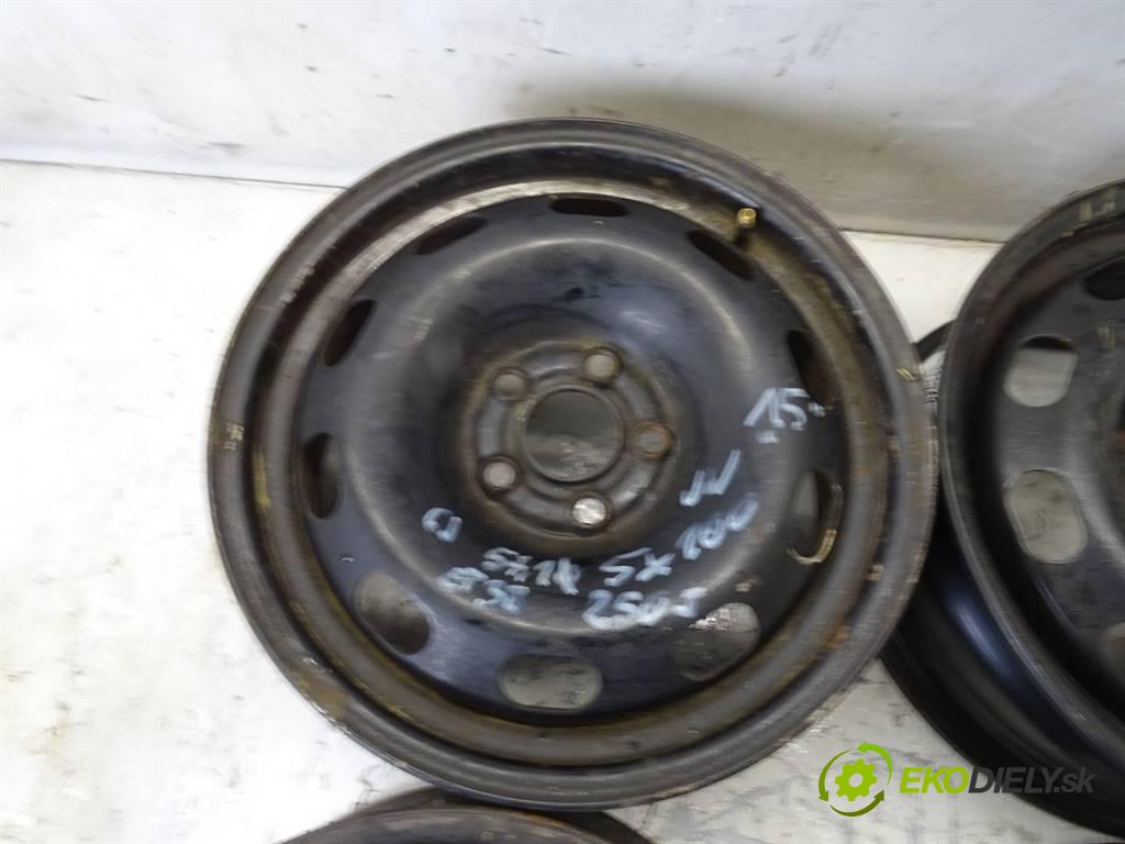 Volkswagen     15 6J 5X100 ET38  disky plechové 15  (Plechové)