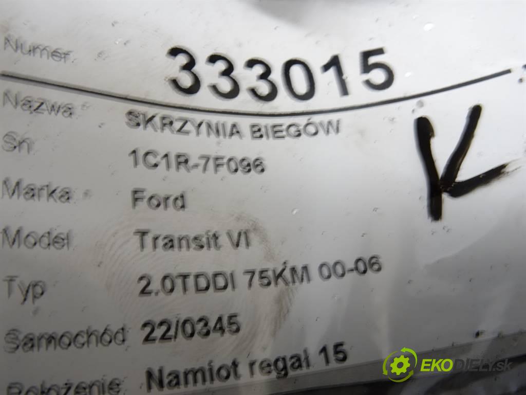 Ford Transit VI  2003 75km 2.0TDDI 75KM 00-06 2000 Prevodovka 1C1R-7F096 (Prevodovky)
