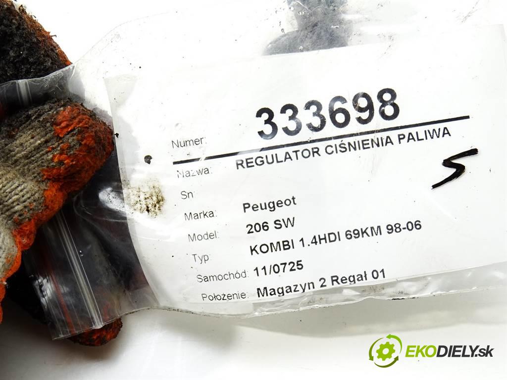 Peugeot 206 SW  2003 50 kW KOMBI 1.4HDI 69KM 98-06 1400 Regulátor tlaku paliva  (Ostatné)