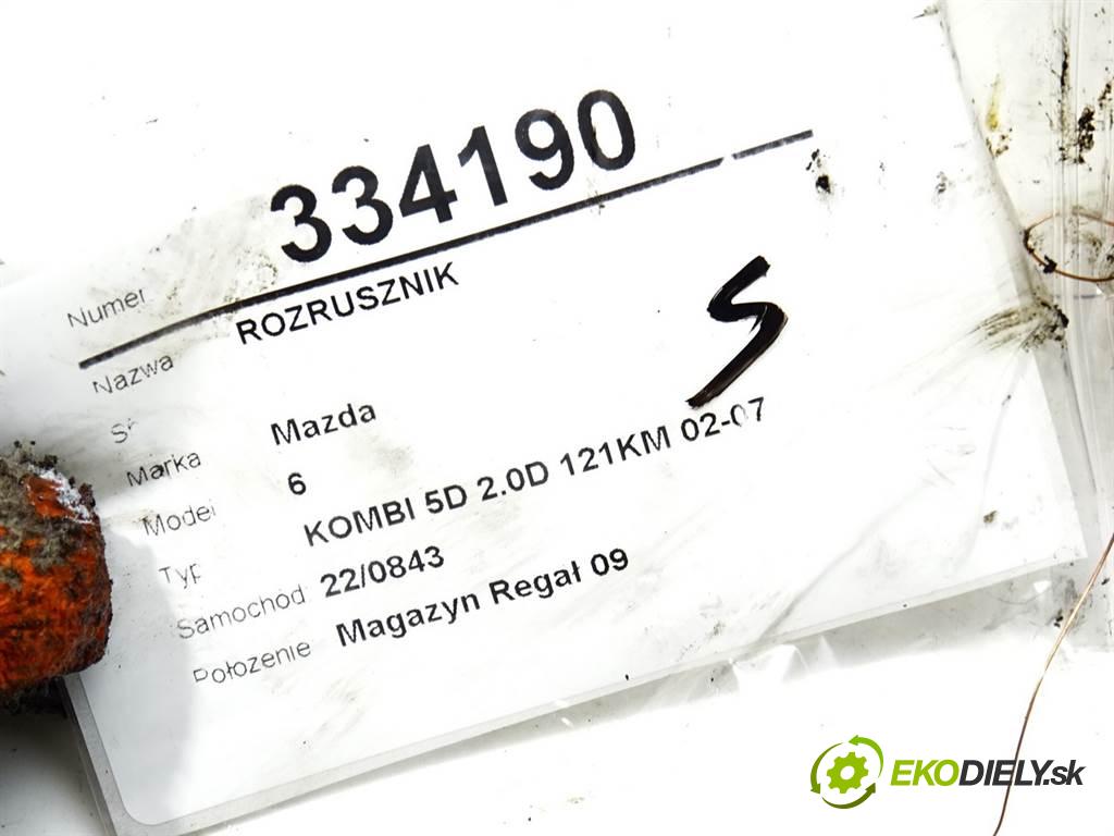 Mazda 6  2003 89 kW KOMBI 5D 2.0D 121KM 02-07 2000 Štartér M002T88671 (Štartéry)
