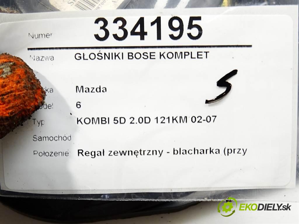 Mazda 6    KOMBI 5D 2.0D 121KM 02-07  reproduktory BOSE