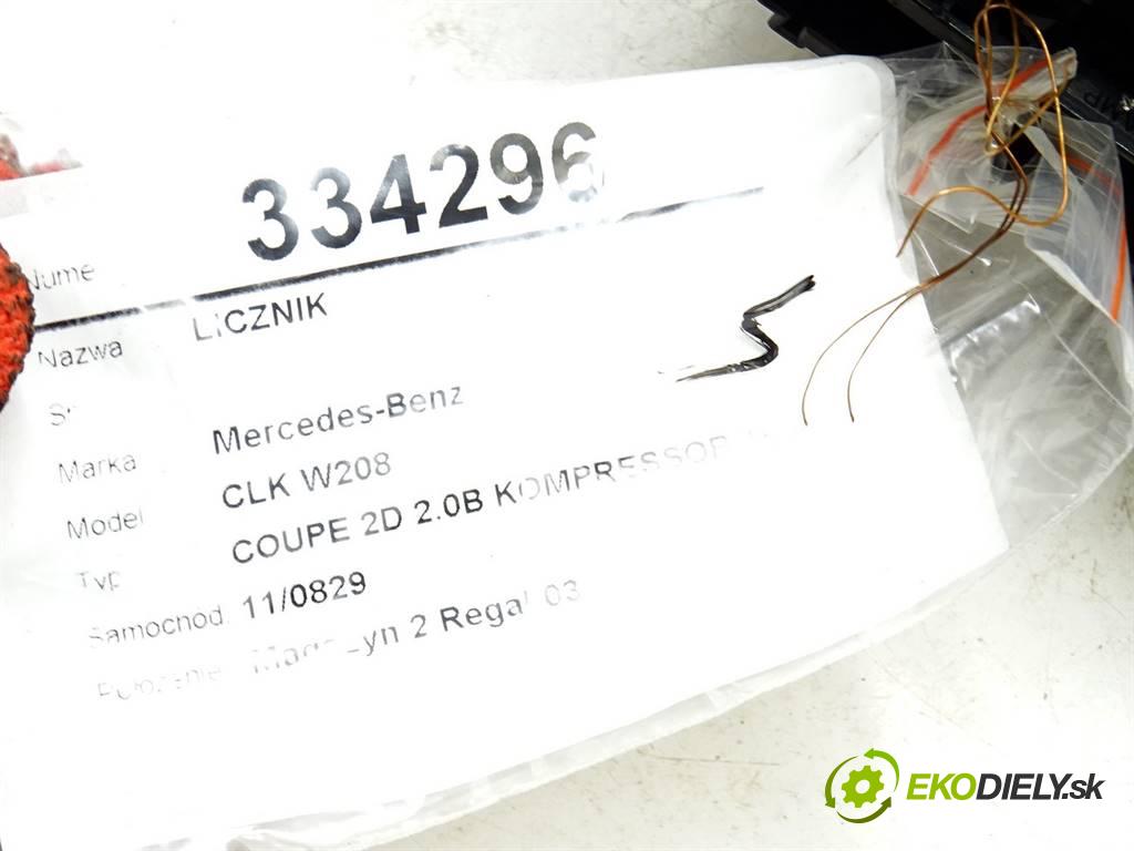 Mercedes-Benz CLK W208  2001 120 kW COUPE 2D 2.0B KOMPRESSOR 163KM 97-02 2000 Prístrojovka A2085405611 (Prístrojové dosky, displeje)