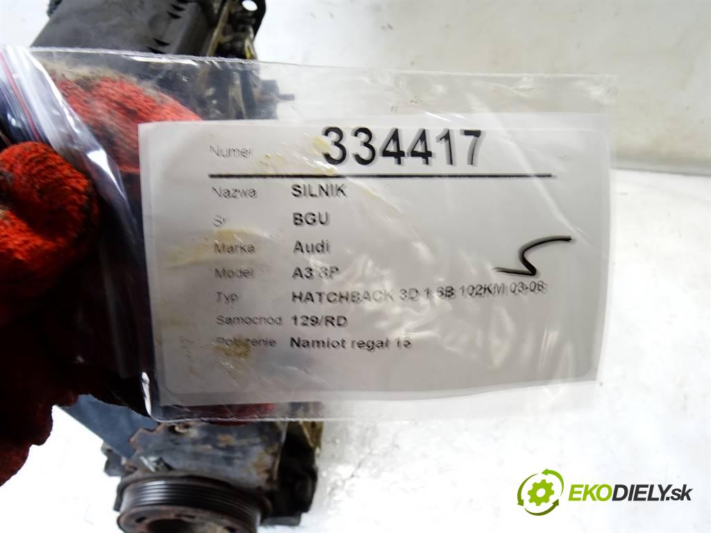 Audi A3 8P  2005 75 kW HATCHBACK 3D 1.6B 102KM 03-08 1600 Motor BGU (Motory (kompletné))
