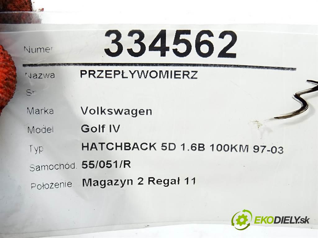Volkswagen Golf IV  1999 74 kW HATCHBACK 5D 1.6B 100KM 97-03 1600 Váha vzduchu 06A906461B (Váhy vzduchu)