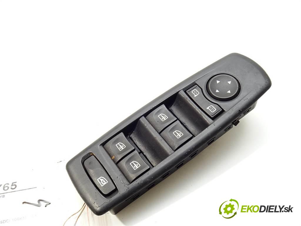 Renault Megane III  2009 78kW HATCHBACK 5D 1.5DCI 106KM 08-15 1500 Prepínač okien 809610007R (Prepínače, spínače, tlačidlá a ovládače kúrenia)