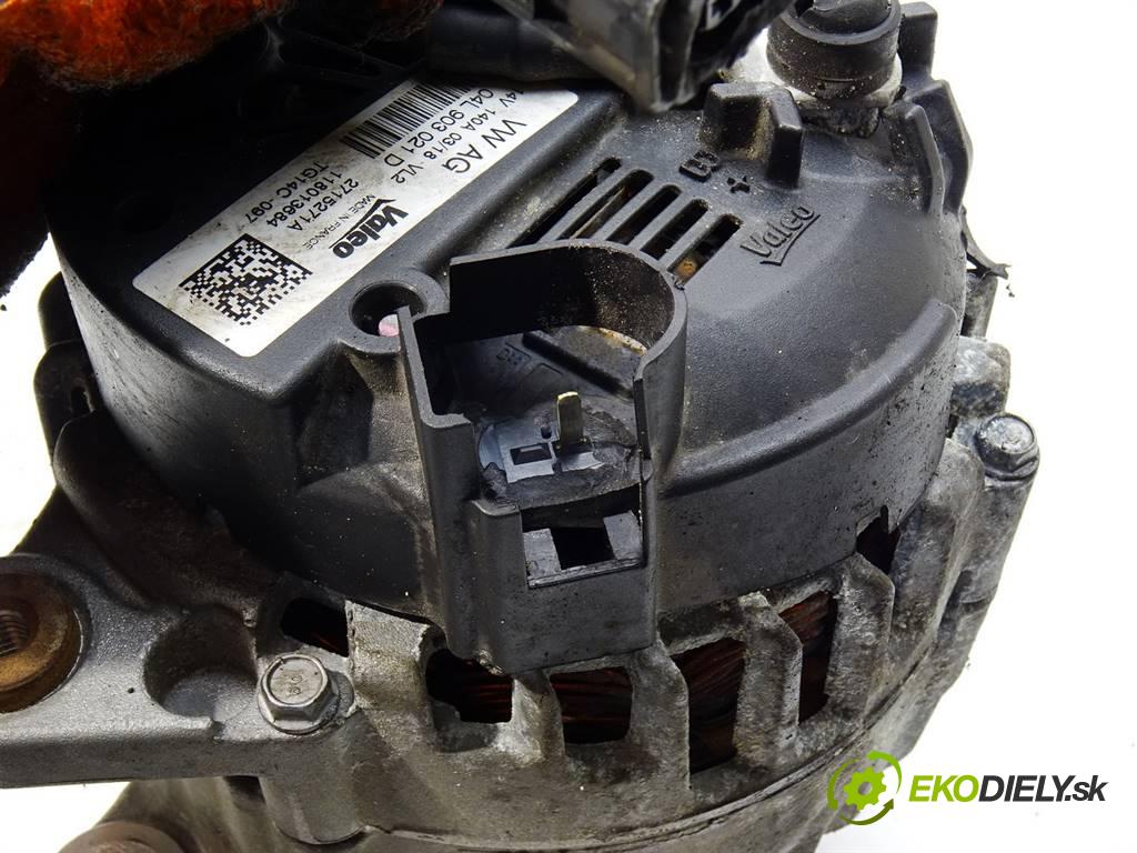 Skoda Octavia III LIFT  2018 85kW SEDAN 4D 1.6TDI 115KM 16-20 1600 Alternátor 04L903021D (Alternátory)