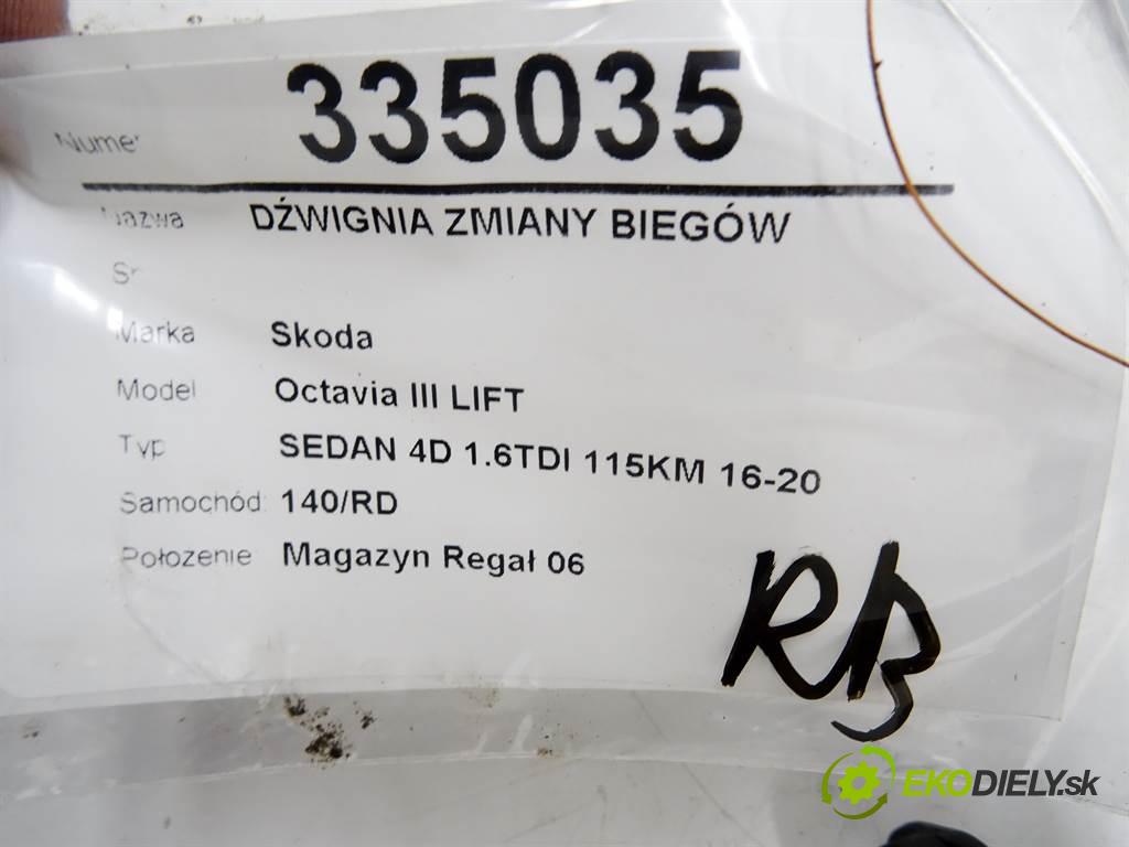 Skoda Octavia III LIFT  2018 85kW SEDAN 4D 1.6TDI 115KM 16-20 1600 Kulisa 5Q0711049AP (Rýchlostné páky / kulisy)