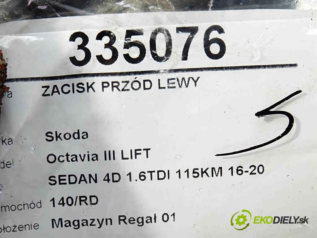Skoda Octavia III LIFT  2018 85kW SEDAN 4D 1.6TDI 115KM 16-20 1600 Brzdič strmeň predný ľavy  (Ostatné)