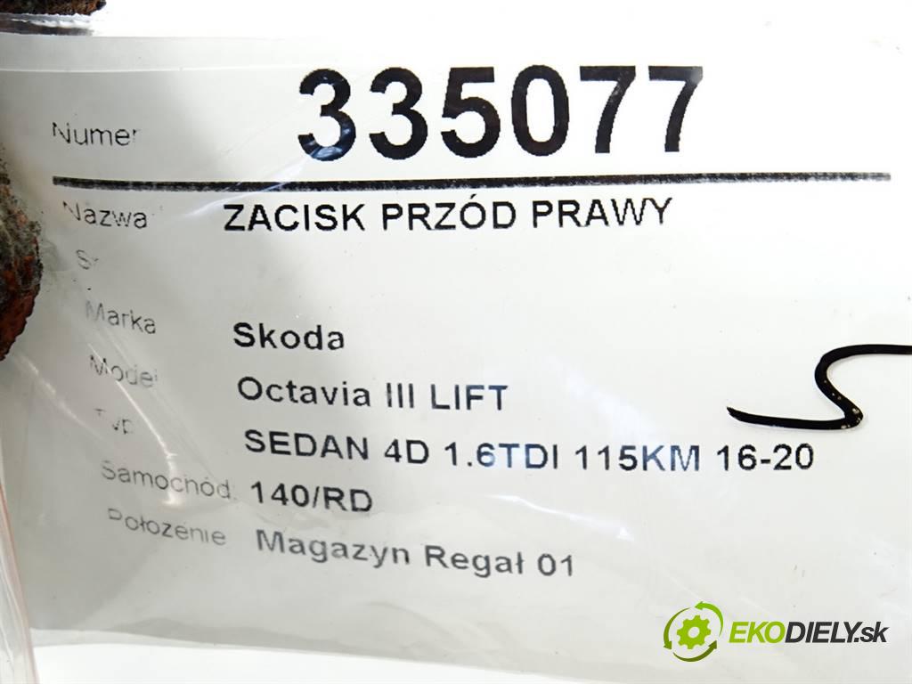 Skoda Octavia III LIFT  2018 85kW SEDAN 4D 1.6TDI 115KM 16-20 1600 Brzdič strmeň predný pravy  (Ostatné)