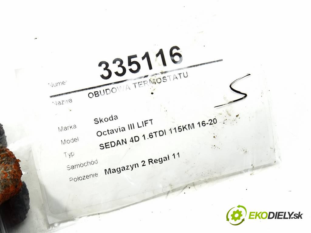 Skoda Octavia III LIFT    SEDAN 4D 1.6TDI 115KM 16-20  obal termostatu 04L121111 (Termostaty)