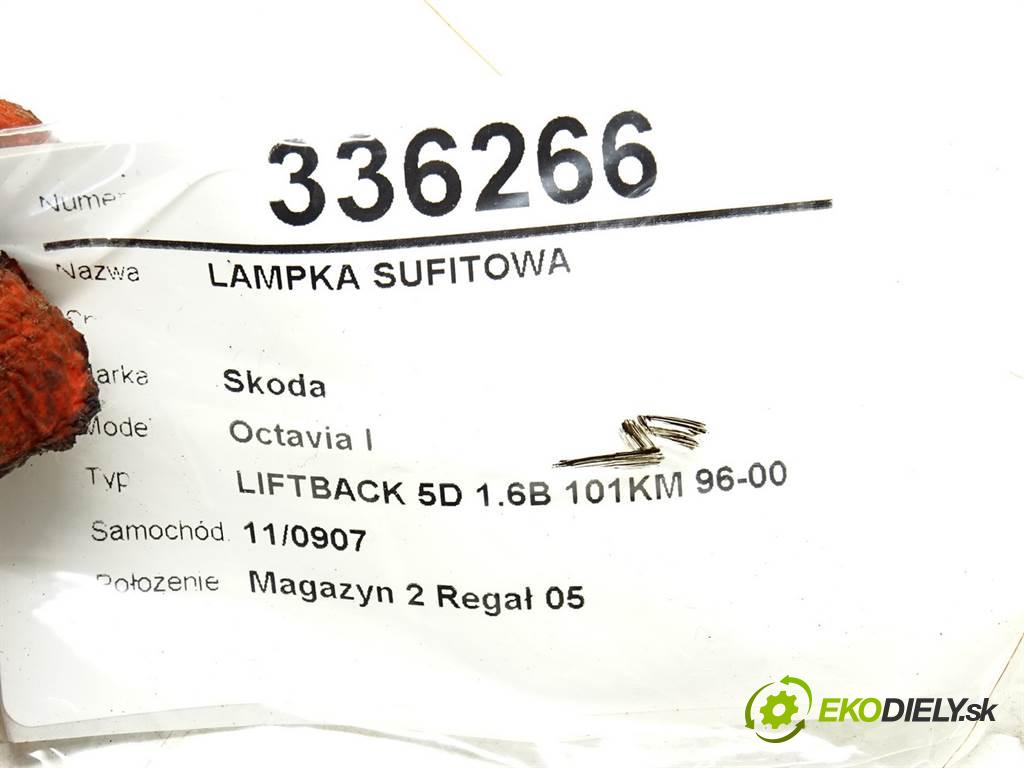 Skoda Octavia I  1998 74 kW LIFTBACK 5D 1.6B 101KM 96-00 1600 svetlo stropné 1U0959728 (Osvetlenie interiéru)