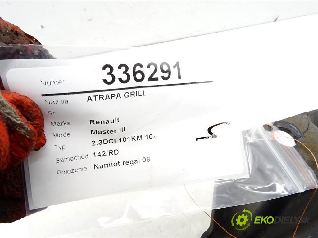 Renault Master III  2012 125KM 2.3DCI 101KM 10- 2300 mřížka maska 623100256R (Mřížky (masky) chladičů)