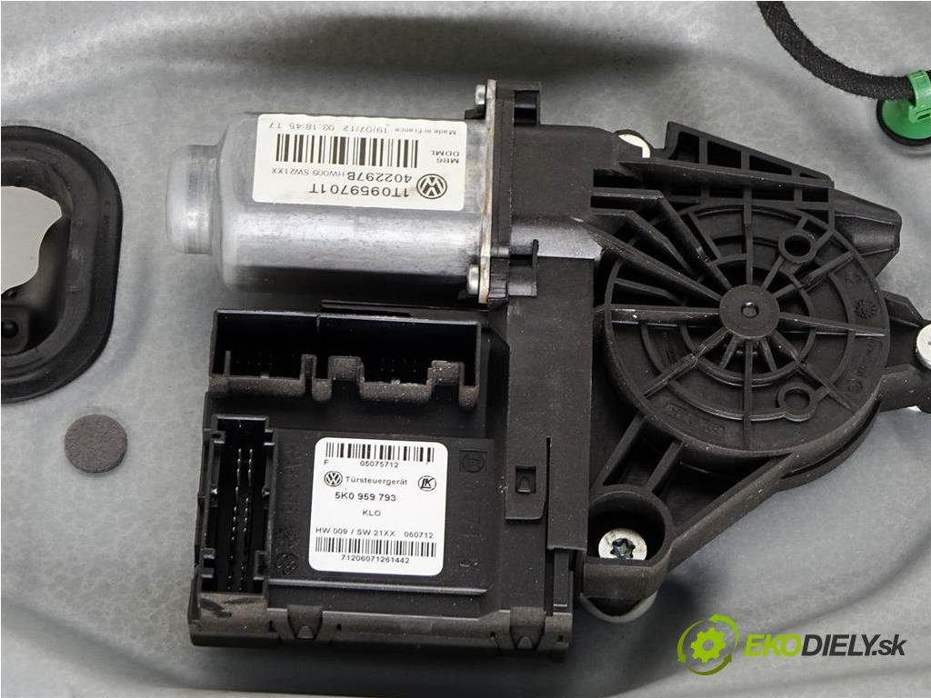 Volkswagen Caddy  2012 105KM 2K LIFT 1.2TSI 105KM 10-15 1200 mechanismus okna přední část levý 5K0959793