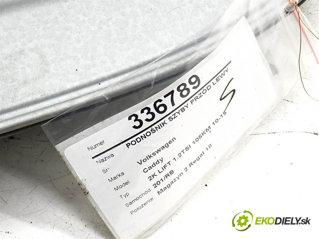 Volkswagen Caddy  2012 105KM 2K LIFT 1.2TSI 105KM 10-15 1200 mechanismus okna přední část levý 5K0959793