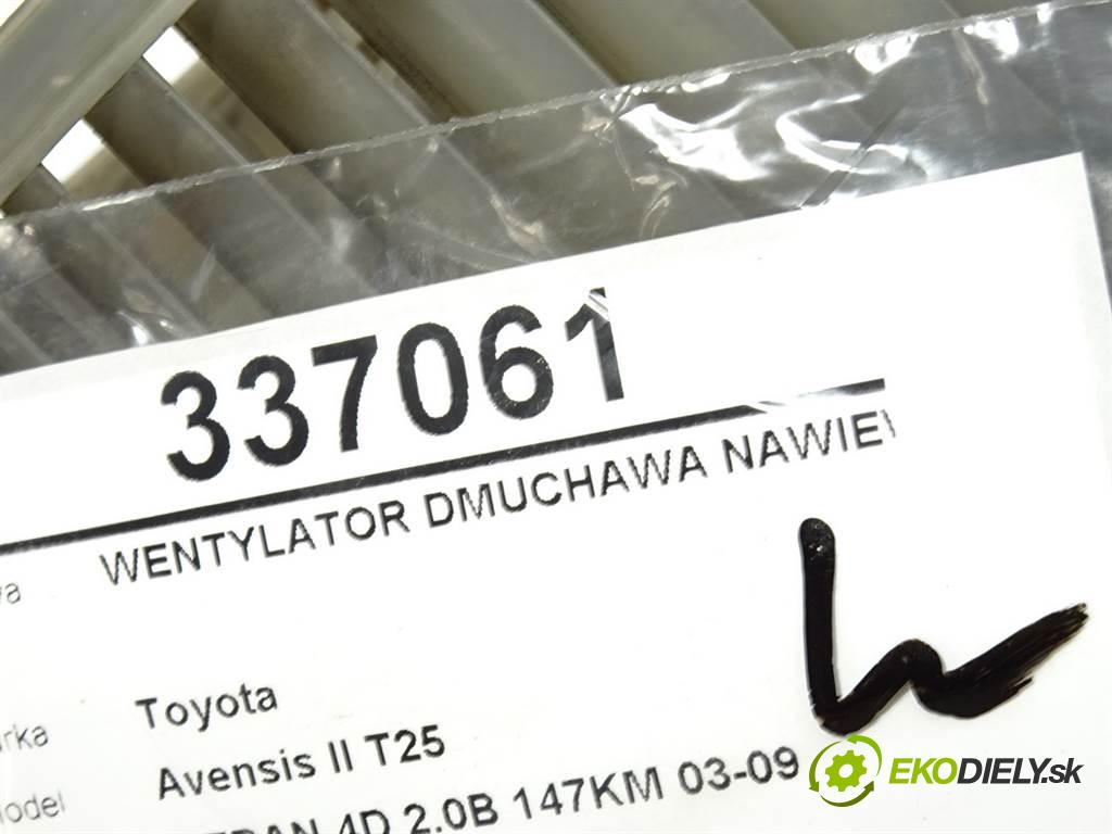 Toyota Avensis II T25  2004  SEDAN 4D 2.0B 147KM 03-09 2000 Ventilátor ventilátor kúrenia  (Ventilátory kúrenia)