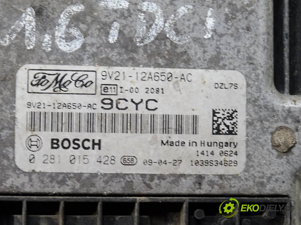 Ford Fiesta VI MK7  2009 66 kW HATCHBACK 3D 1.6TDCI 90KM 08-12 1600 riadiaca jednotka Motor 0281015428 9V21-12A650-AC (Riadiace jednotky)