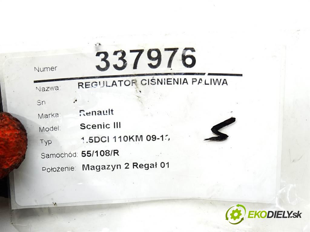 Renault Scenic III  2011 81 kW 1.5DCI 110KM 09-13 1500 Regulátor tlaku paliva  (Ostatné)