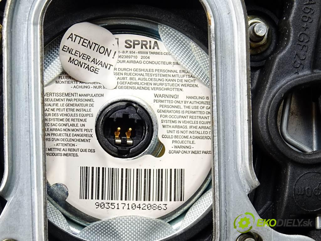 Citroen C2  2004 50 kW HATCHBACK 3D 1.4HDI 68KM 03-09 1400 AirBag volantu 96380009VD (Airbagy)