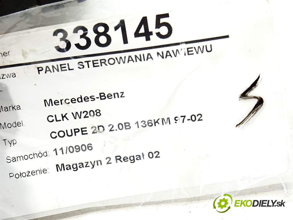 Mercedes-Benz CLK W208  2000 100 kW COUPE 2D 2.0B 136KM 97-02 2000 Panel ovládaní topení 2108302985 (Ovládaní topení a přepínače)