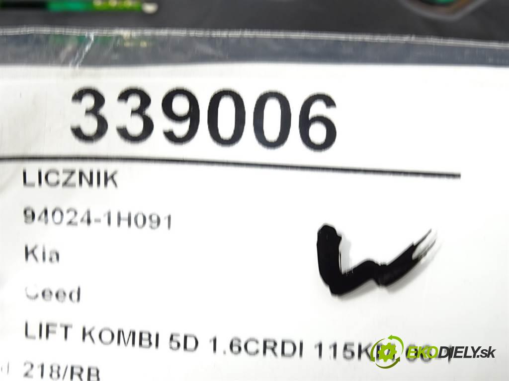 Kia Ceed  2011 85KW LIFT KOMBI 5D 1.6CRDI 115KM 06-12 1582 Prístrojovka 94024-1H091 (Prístrojové dosky, displeje)