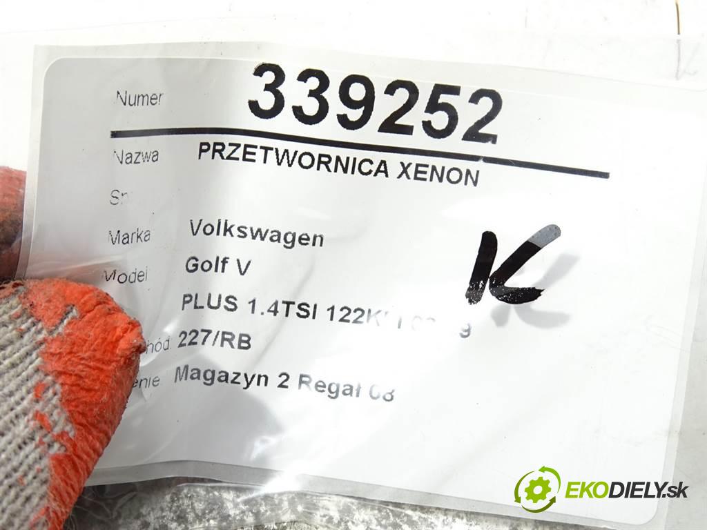 Volkswagen Golf V  2008 90 kW PLUS 1.4TSI 122KM 03-09 1400 Menič XENON 5M0907391 (Riadiace jednotky xenónu)