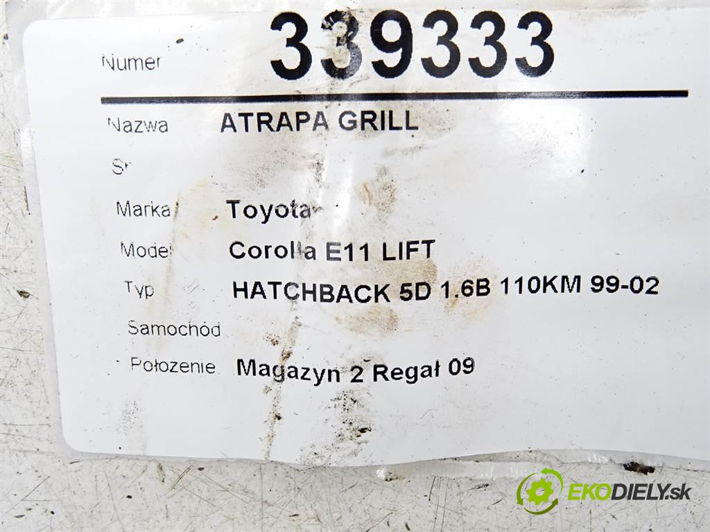 Toyota Corolla E11 LIFT    HATCHBACK 5D 1.6B 110KM 99-02  Mriežka maska  (Mriežky, masky)