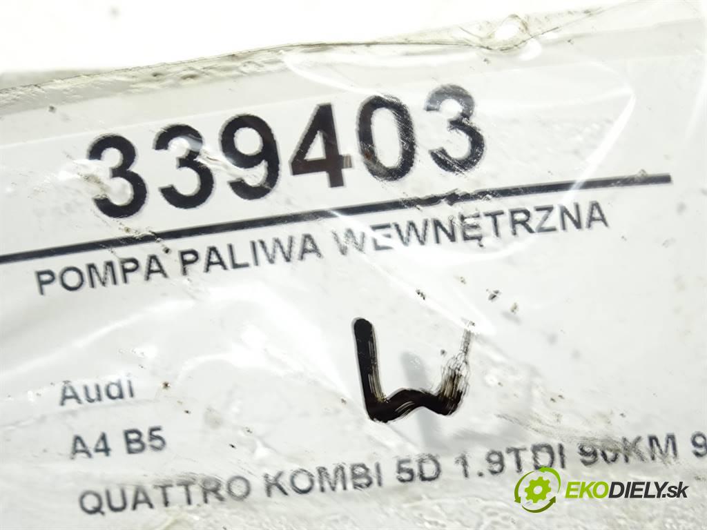 Audi A4 B5  1996 81 kW QUATTRO KOMBI 5D 1.9TDI 90KM 94-01 1900 Pumpa paliva vnútorná 4D0906091B (Palivové pumpy, čerpadlá, plaváky)