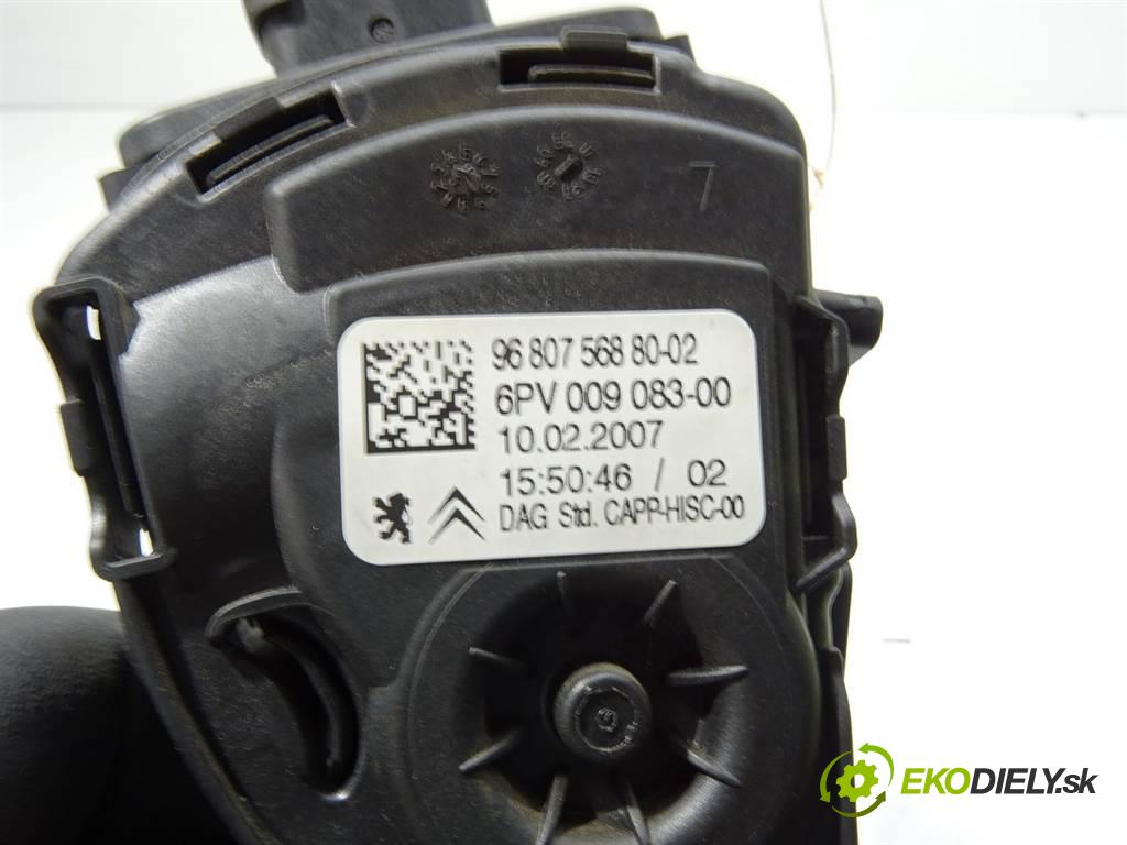 Peugeot 207  2007 54 kW HATCHBACK 3D 1.4B 72KM 06-12 1400 Potenciometer plynového pedálu 968075688002 (Pedále)