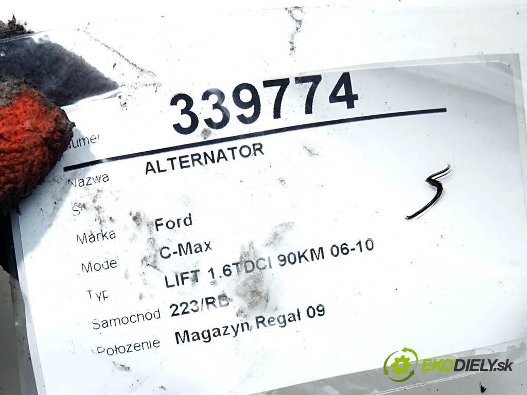 Ford C-Max  2008 66 kW LIFT 1.6TDCI 90KM 06-10 1600 Alternátor  (Alternátory)