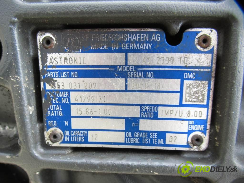 Iveco STRALIS 440S50 500KM EURO5 2013 368kW (500KM) 440S50 500KM EURO5  13000 Prevodovka 12AS2330TD (Prevodovky)
