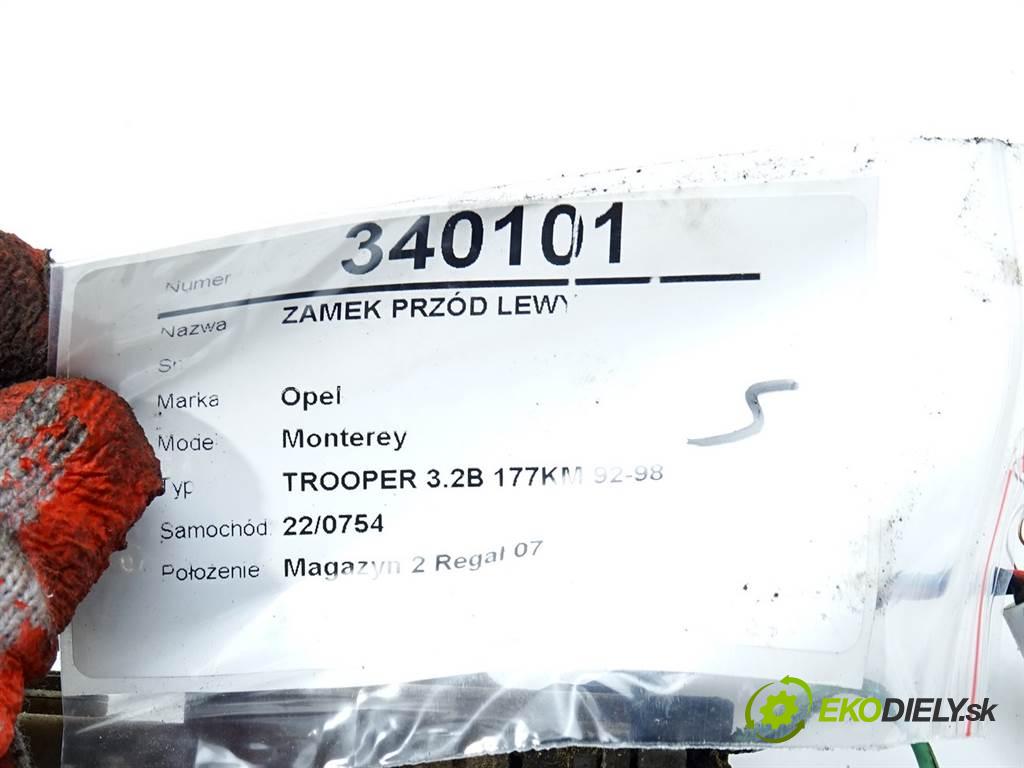 Opel Monterey  1996 130 kW TROOPER 3.2B 177KM 92-98 3200 zámok přední část levý