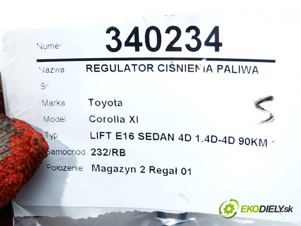 Toyota Corolla XI  2018  LIFT E16 SEDAN 4D 1.4D-4D 90KM 13-19 1400 Regulátor tlaku paliva 0928400803 (Ostatné)
