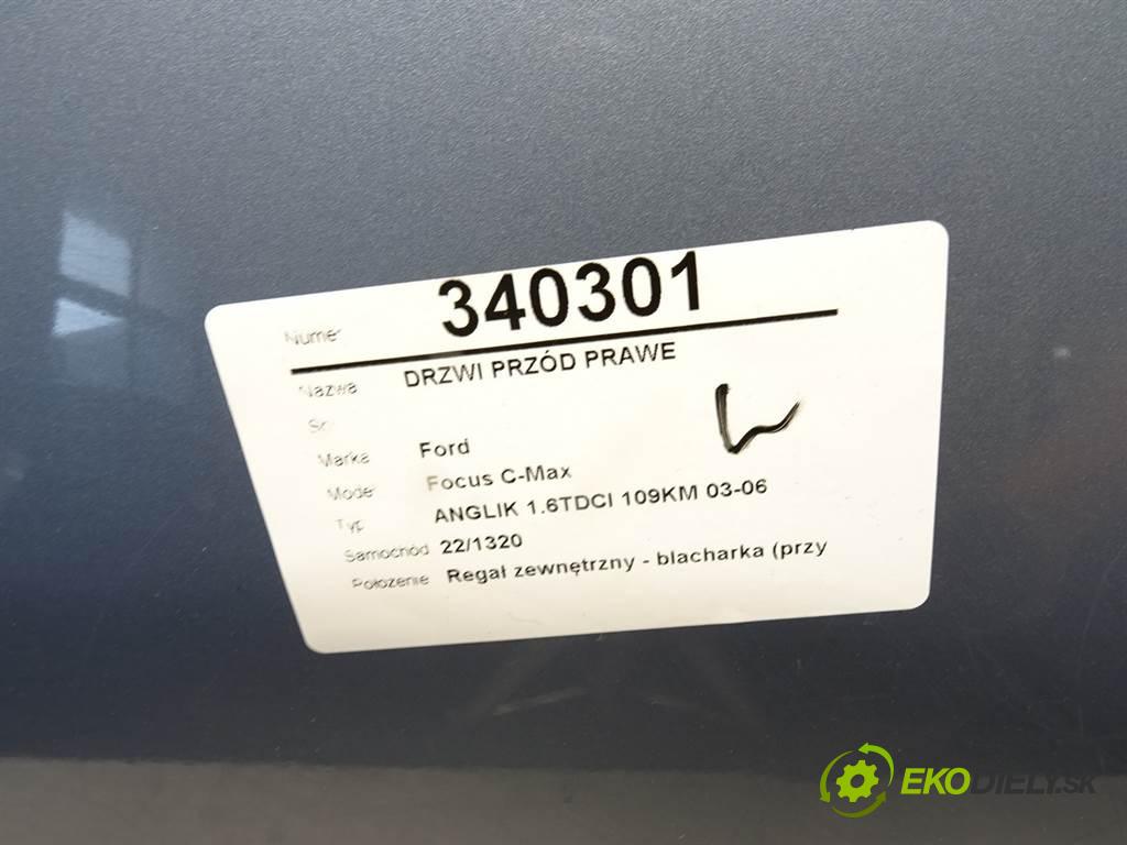 Ford Focus C-Max  2004 80 kW ANGLIK 1.6TDCI 109KM 03-06 1600 dveře přední část pravé