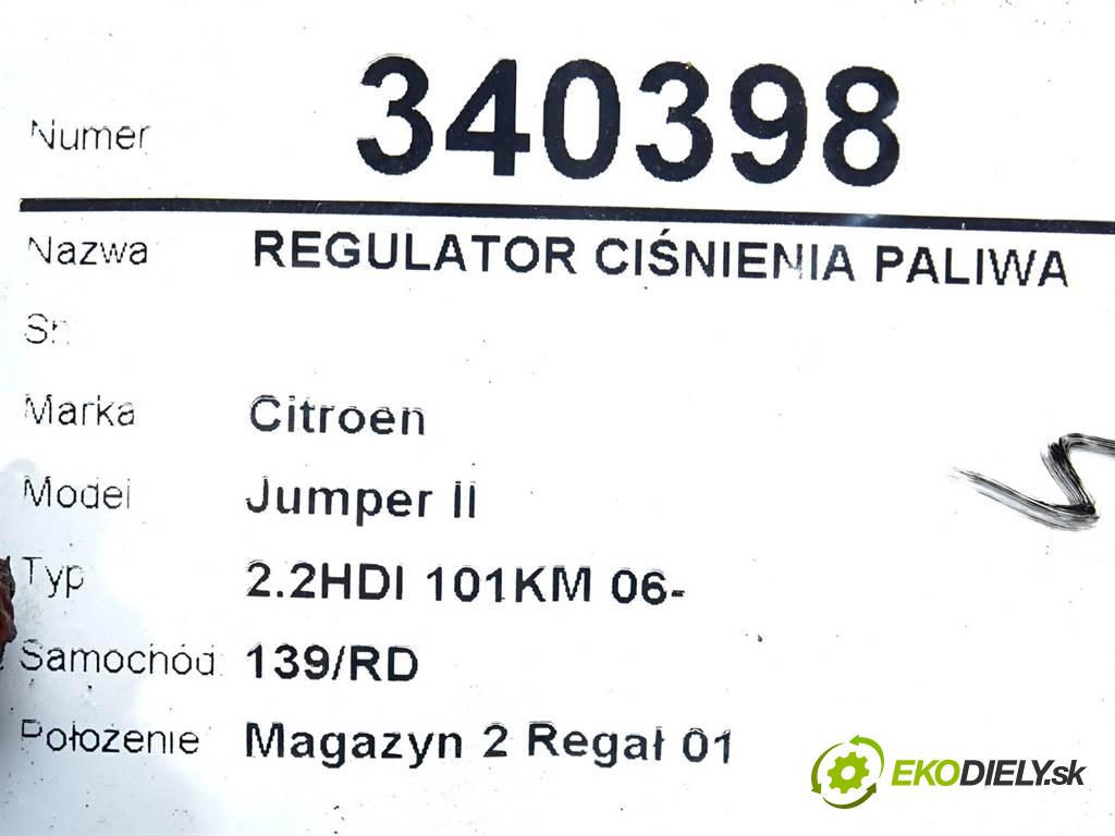 Citroen Jumper II  2008 74kW 2.2HDI 101KM 06- 2200 Regulátor tlaku paliva 310070 (Ostatní)