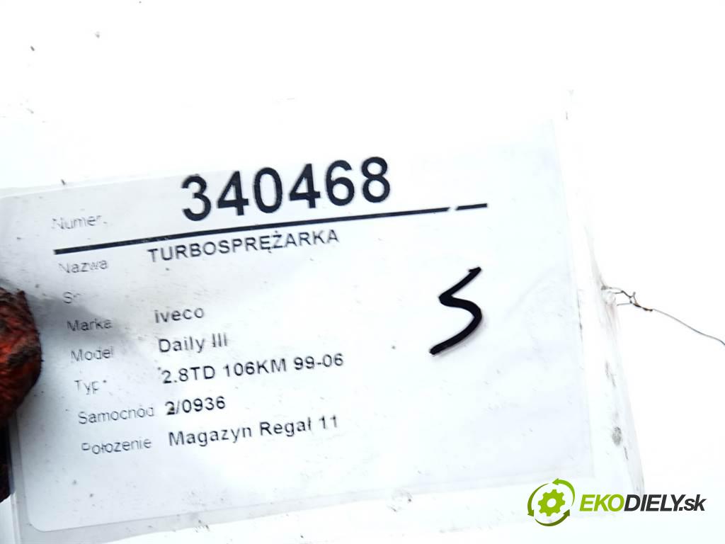 Iveco Daily II  1999  2.8TD 106KM 2800 turbo 99450703 49135-05000 (Turbodúchadla (kompletní))