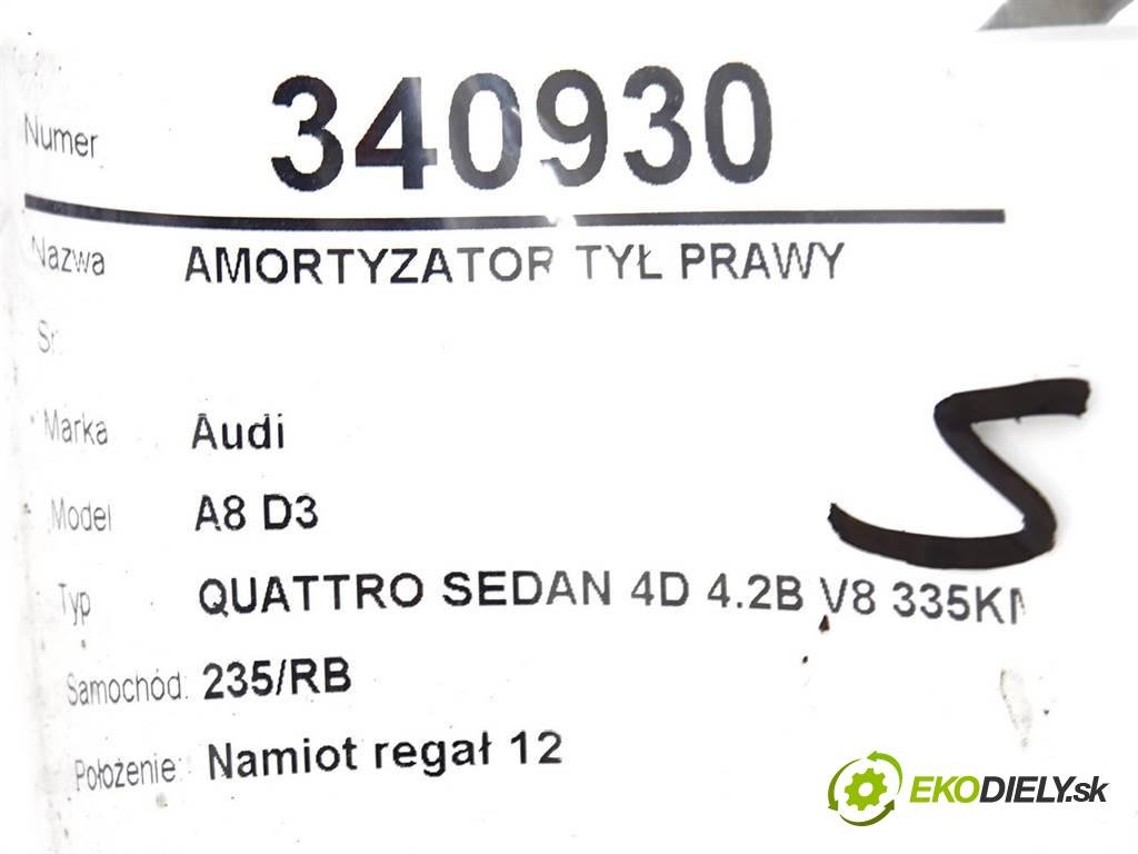 Audi A8 D3  2003 246 kW QUATTRO SEDAN 4D 4.2B V8 335KM 02-09 4200 Tlmič zad pravy 4E0616002P (Zadné pravé)