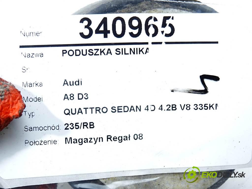 Audi A8 D3  2003 246 kW QUATTRO SEDAN 4D 4.2B V8 335KM 02-09 4200 AirBag Motor  (Držiaky motora)
