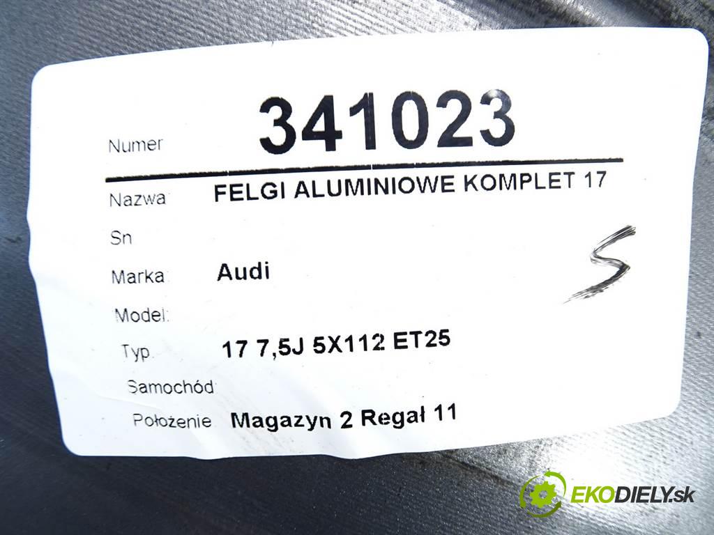 Audi     17 7,5J 5X112 ET25  disky hliníkové 17  (Hliníkové)