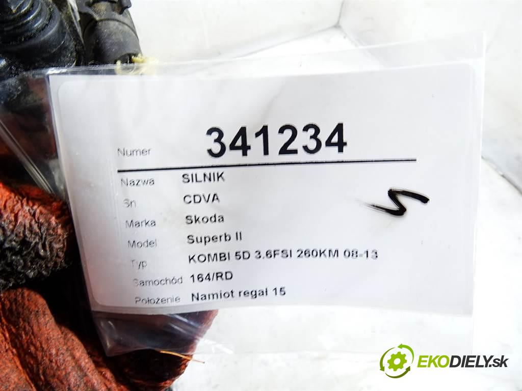 Skoda Superb II  2012 191 kW KOMBI 5D 3.6FSI 260KM 08-13 3500 motor CDVA (Motory (kompletní))